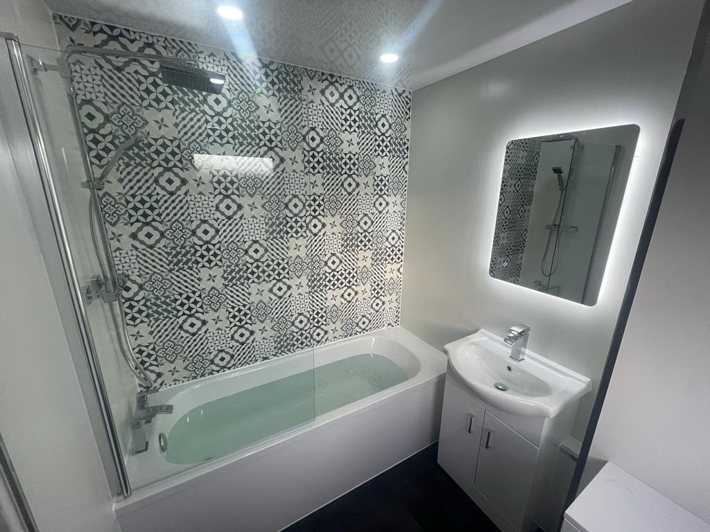 New bathroom suite
